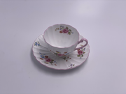 Vintage 'Rose & Red Daisy' Teacup & Saucer image 2
