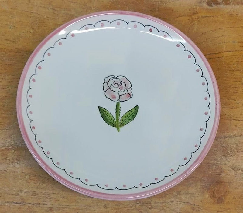 'Pink Rosette' Plate image 0