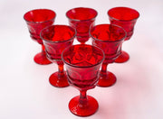 Vintage 'Argus' Goblet in 'Ruby Red' image 0