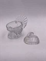 Vintage 'Turkey' Covered Dish in 'Crystal' image 3