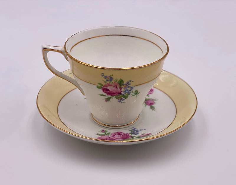 Vintage 'Rosina' Teacup & Saucer image 1