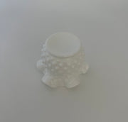 Vintage 'Fenton' Hobnail Milk Glass Rose Bowl image 2