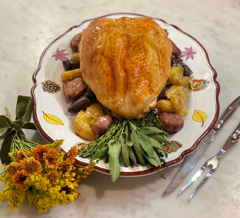 'Turkey' Oval Scalloped Platter image 5