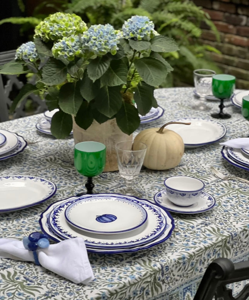 Blue ‘Pumpkin' Plate image 1