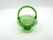 Vintage ‘Hobnail’ Basket in ‘Spring Green’ image 1