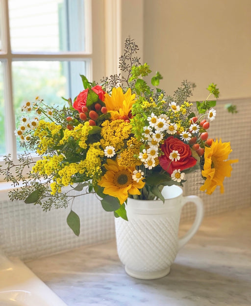 Mosser Glass 'Addison' Pitcher in 'Milk White' image 1