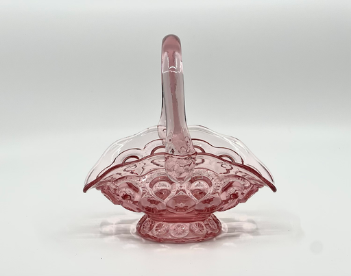 Vintage ‘Moon & Stars’ Basket in ‘Pink’  image 1