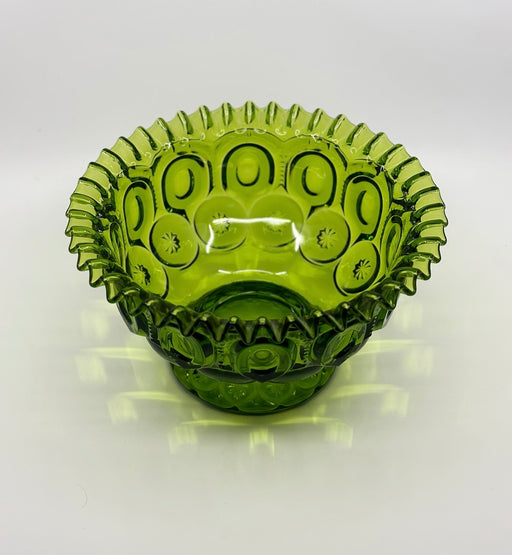 Vintage 'Moon & Stars' Footed Bowl in 'Green' image 1