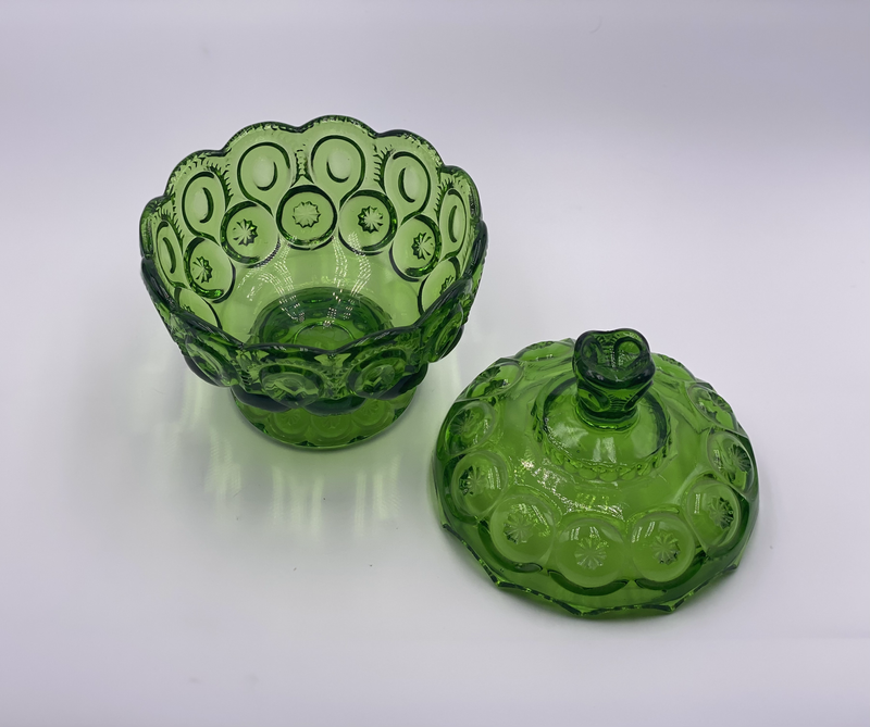 Vintage 'Moon & Stars' Apothecary Jar in 'Green' image 1