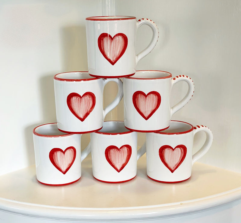 Boxed Set of (4) 'Heart' Mugs image 2