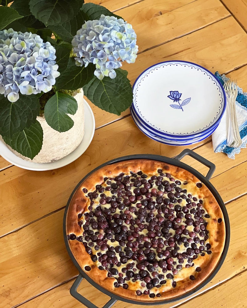 Blue 'Rosette' Plate image 2