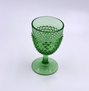 Vintage 'Hobnail' Goblet in 'Green' image 2