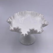 Vintage 'Silver Crest' Ruffled Pedestal (Large) image 0