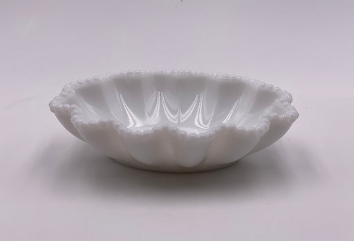 Vintage 'Westmoreland' Beaded Nut Dish in 'Milk Glass' image 0