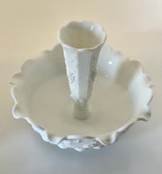 Vintage 'Paneled Grape' Epergne in 'Milk Glass' image 2