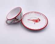 'Cardinal' Teacup and Saucer image 0