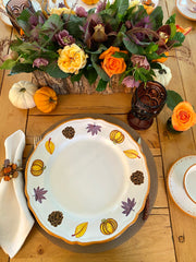 'Pumpkin' Charger/Round Scalloped Platter image 2