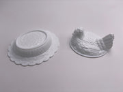 Mosser Glass 'Hen on Nest' in 'Milk White' image 2