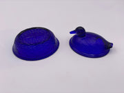 Vintage 'Duck' Covered Dish in 'Cobalt' image 2