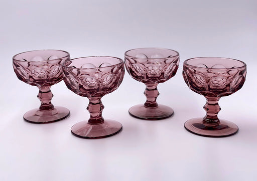 Vintage 'Provincial' Champagne Coupe in 'Amethyst' image 0