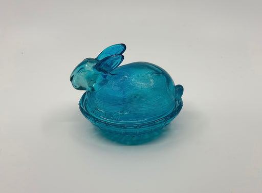 Vintage Westmoreland 'Bunny on a Nest' in 'Aqua' image 0