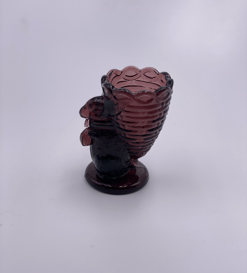 Vintage 'Bunny' Egg Cup in 'Amethyst' image 3
