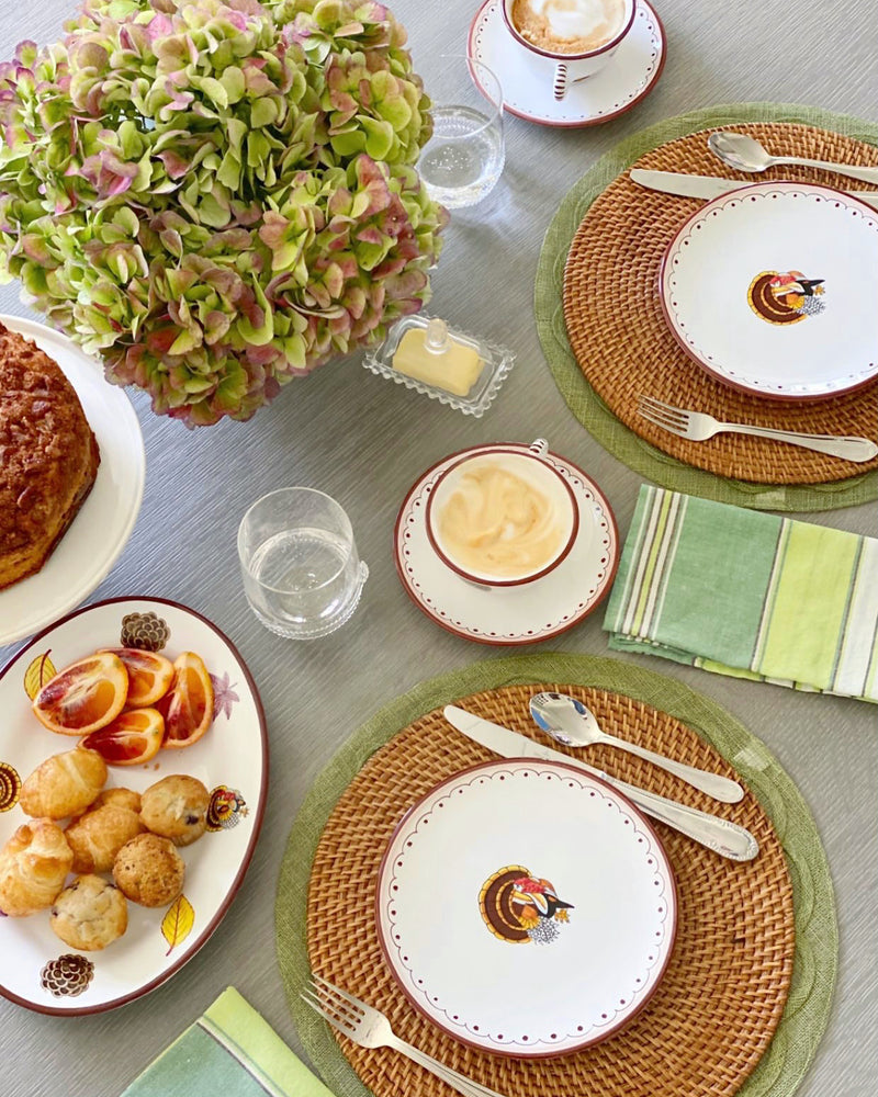 Boxed Set of (4) 'Turkey' Plates image 2