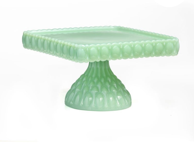 Mosser Glass 'Elizabeth' Cake Stand in 'Jadeite' image 0