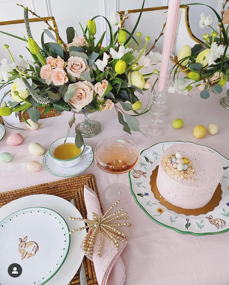 'Bunny' Oval Scalloped Platter image 1