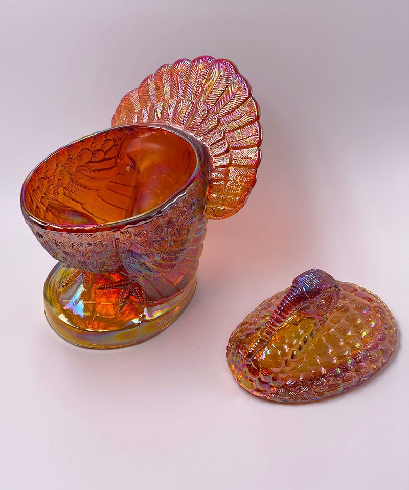 Mosser Glass 'Covered Turkey' in 'Marigold' image 2