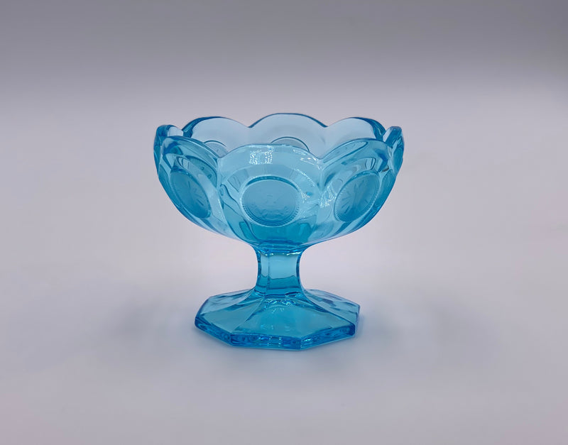 Vintage 'Fostoria Coin' Bowl in Light Blue image 0