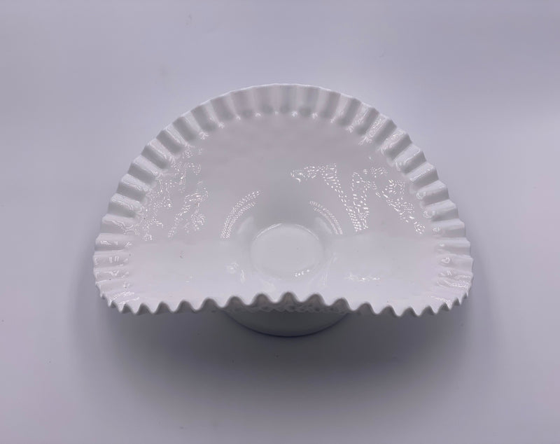 Vintage 'Hobnail' Banana Bowl in 'Milk White' image 2
