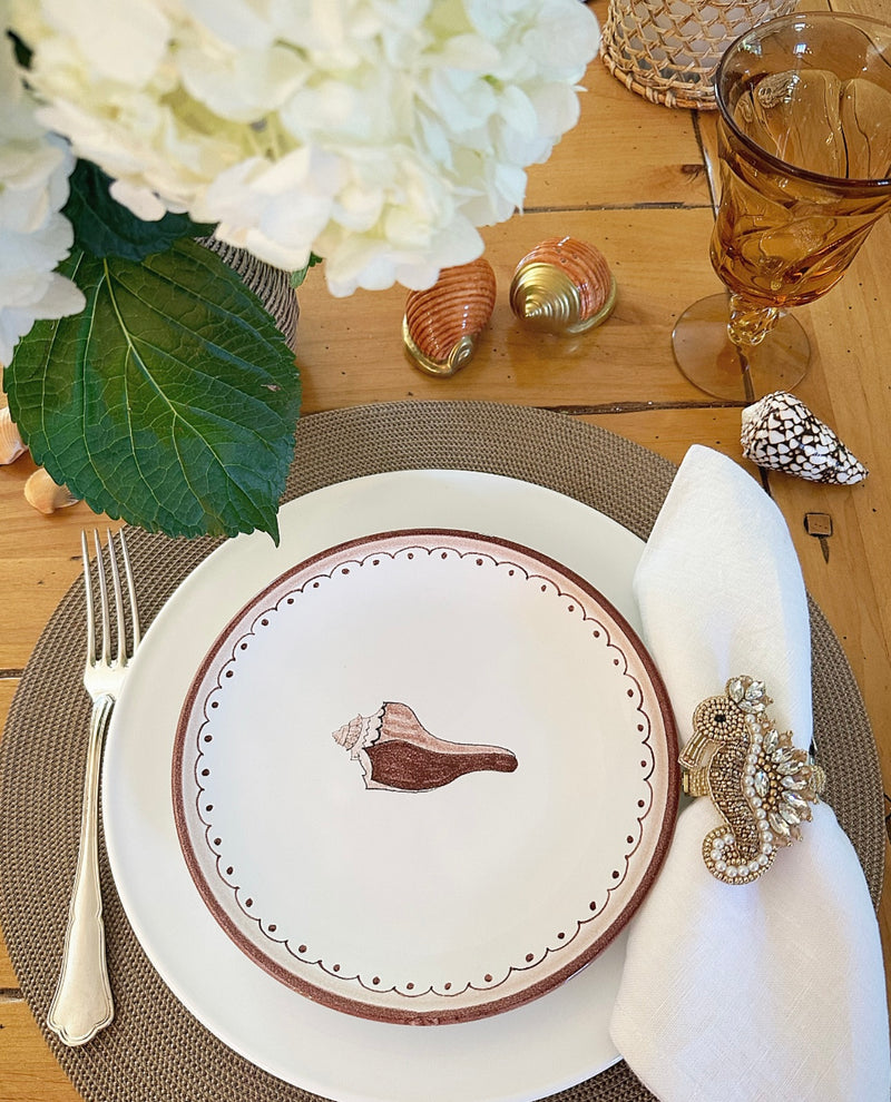 Box Set of (3) ‘Sea Shell’ Plates image 1