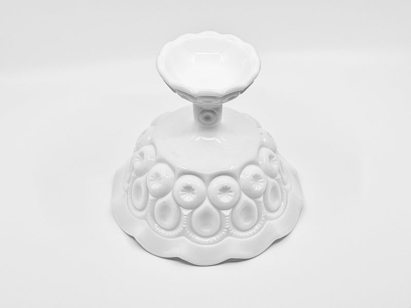 Vintage 'Moon & Stars' Compote in 'Milk White' image 1