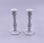 Mosser Glass 'Candlesticks' in 'Milk White' (Set of Two) image 0