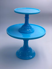 Mosser Glass 6" Cake Stand in 'Robins Egg Blue' image 2