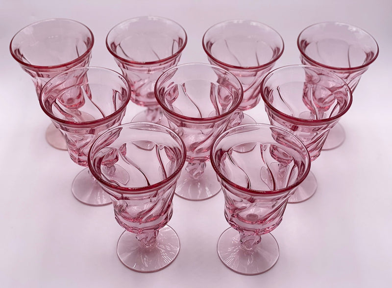 Vintage 'Jamestown' Goblet in 'Pink' image 2