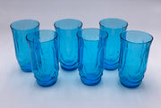 Vintage 'Colonial Tulip' Tumbler in 'Laser Blue' (Set of 10)  image 1