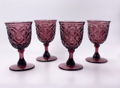 Vintage 'Diamond Thumbprint' in 'Amethyst' image 0