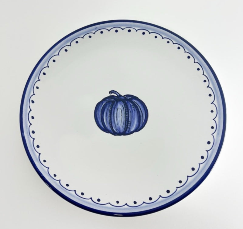 Blue ‘Pumpkin' Plate image 0