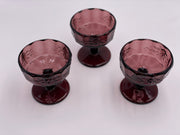 Vintage 'Panel Grape' Champagne Coupe in Amethyst image 2