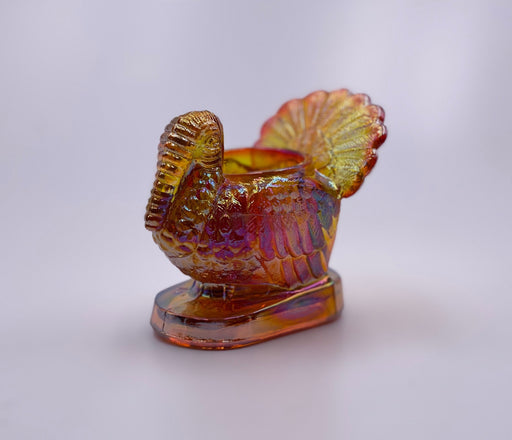 Mosser Glass 'Turkey Toothpick Holder' in 'Marigold' image 0