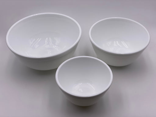 Mosser Glass Mixing Bowl Set in 'Milk White' image 1