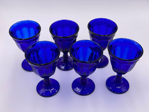 Vintage 'Mid-Century' Goblet in 'Cobalt' image 1