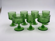 Vintage 'Eye Winker' Green Champagne Coupe image 2