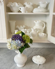 Vintage 'Hobnail' Candy Jar in 'Milk White' image 1