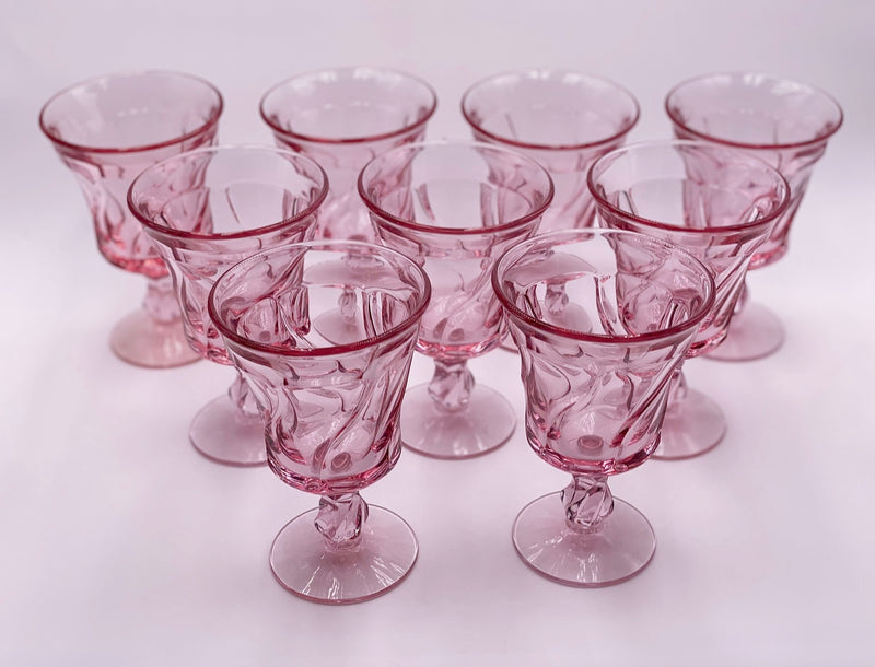 Vintage 'Jamestown' Goblet in 'Pink' image 0