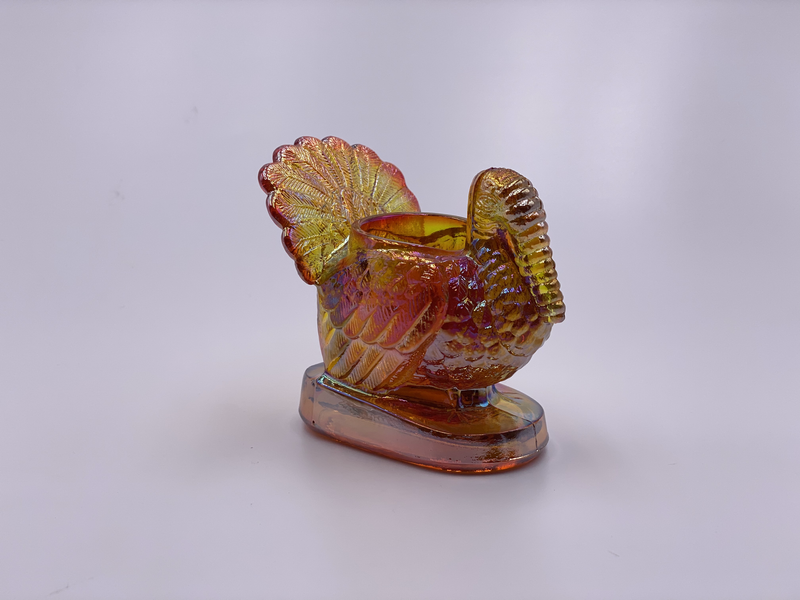 Mosser Glass 'Turkey Toothpick Holder' in 'Marigold' image 5