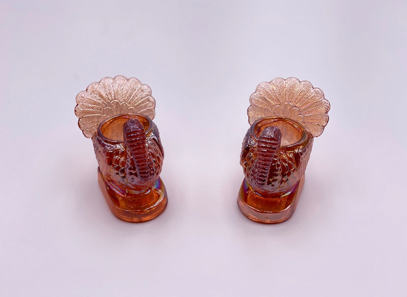 Mosser Glass 'Turkey Toothpick Holder' in 'Rose Gold Carnival' image 5