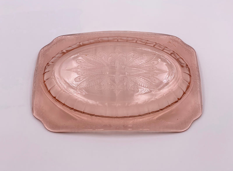Vintage 'Poinsettia’ Serving Platter in 'Pink' image 2